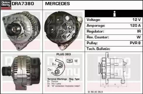 Remy DRA7380 - Alternatore autozon.pro