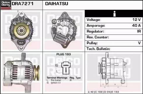 Remy DRA7271 - Alternatore autozon.pro