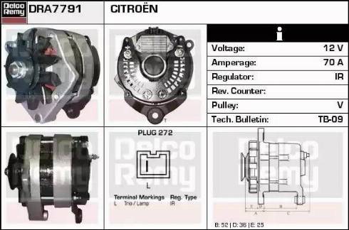 Remy DRA7791 - Alternatore autozon.pro