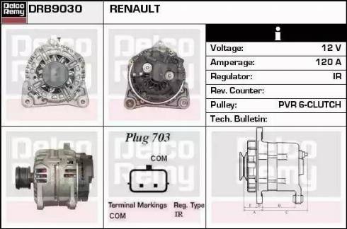 Remy DRB9030 - Alternatore autozon.pro