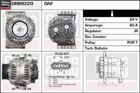 Remy DRB9320 - Alternatore autozon.pro