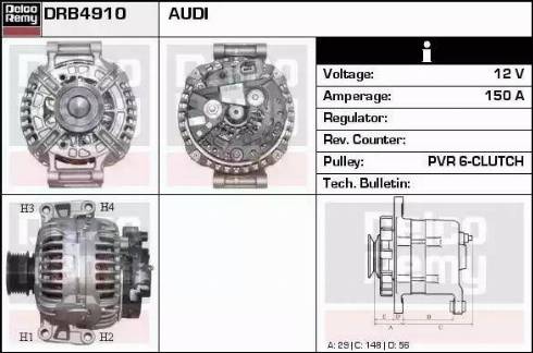 Remy DRB4910 - Alternatore autozon.pro