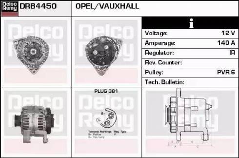 Remy DRB4450 - Alternatore autozon.pro