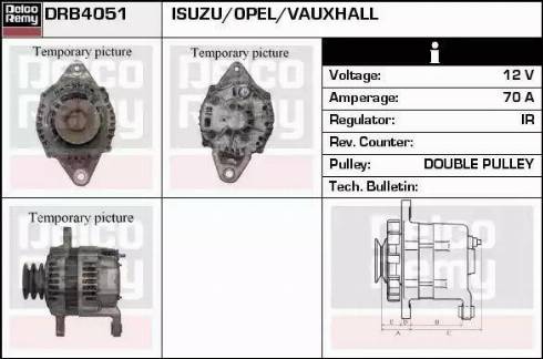 Remy DRB4051 - Alternatore autozon.pro