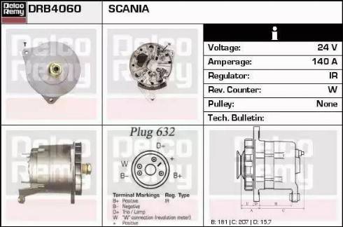 Remy DRB4060 - Alternatore autozon.pro