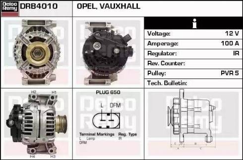 Remy DRB4010 - Alternatore autozon.pro