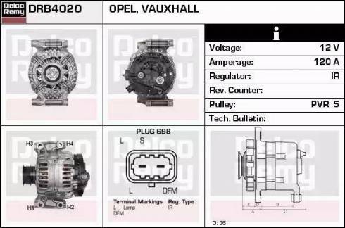 Remy DRB4020 - Alternatore autozon.pro