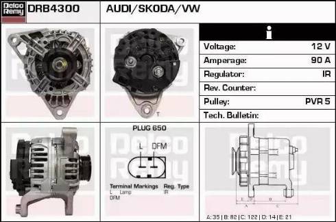 Remy DRB4300 - Alternatore autozon.pro