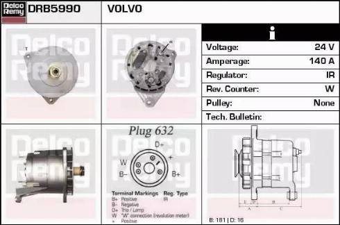 Remy DRB5990 - Alternatore autozon.pro