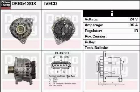 Remy DRB5430X - Alternatore autozon.pro