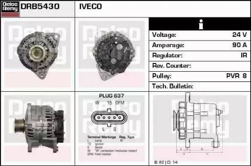 Remy DRB5430 - Alternatore autozon.pro