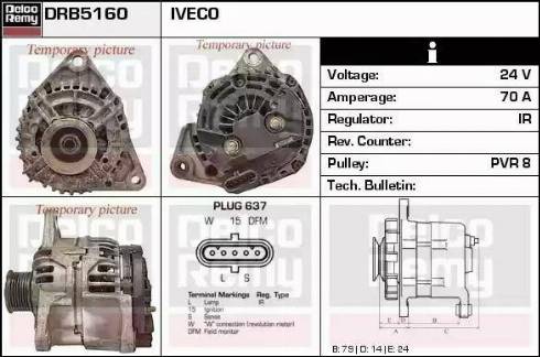 Remy DRB5160 - Alternatore autozon.pro