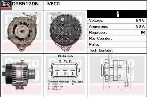 Remy DRB5170N - Alternatore autozon.pro