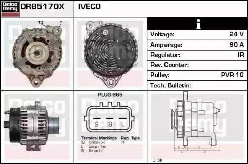 Remy DRB5170X - Alternatore autozon.pro