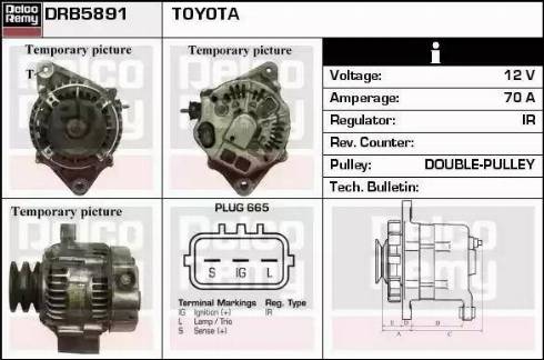 Remy DRB5891 - Alternatore autozon.pro