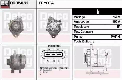 Remy DRB5851 - Alternatore autozon.pro