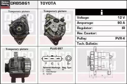 Remy DRB5861 - Alternatore autozon.pro