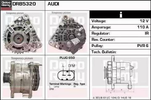 Remy DRB5320 - Alternatore autozon.pro