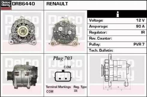 Remy DRB6440 - Alternatore autozon.pro