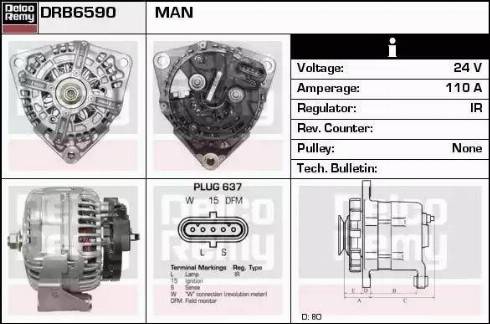 Remy DRB6590 - Alternatore autozon.pro