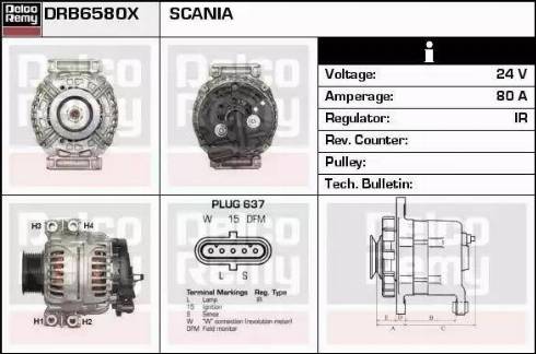 Remy DRB6580X - Alternatore autozon.pro