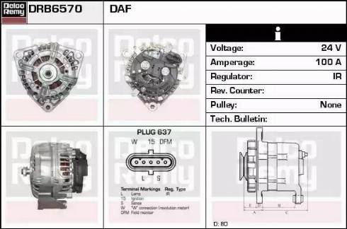 Remy DRB6570 - Alternatore autozon.pro