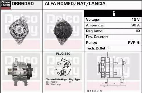 Remy DRB6090 - Alternatore autozon.pro