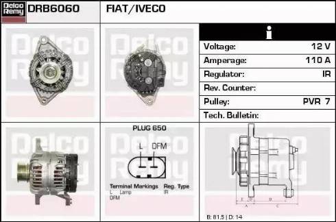 Remy DRB6060 - Alternatore autozon.pro