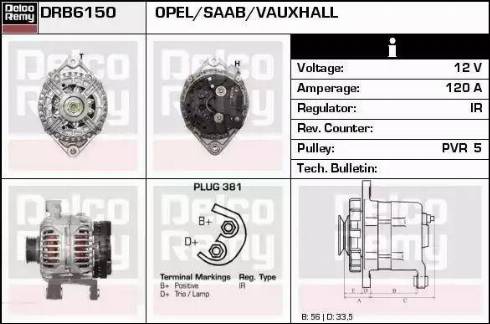 Remy DRB6150 - Alternatore autozon.pro