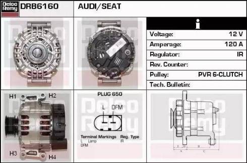 Remy DRB6160 - Alternatore autozon.pro