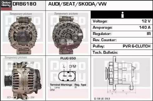 Remy DRB6180 - Alternatore autozon.pro