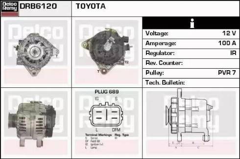 Remy DRB6120 - Alternatore autozon.pro