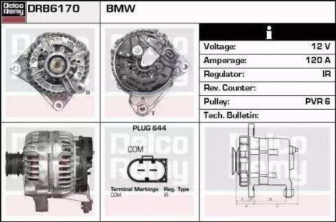 Remy DRB6170 - Alternatore autozon.pro