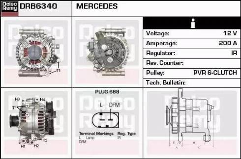 Remy DRB6340 - Alternatore autozon.pro