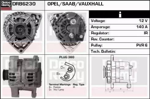 Remy DRB6230 - Alternatore autozon.pro