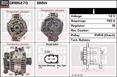 Remy DRB6270 - Alternatore autozon.pro