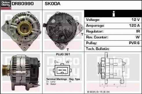 Remy DRB0990 - Alternatore autozon.pro