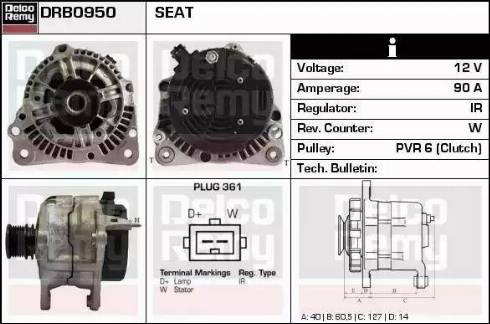 Remy DRB0950 - Alternatore autozon.pro