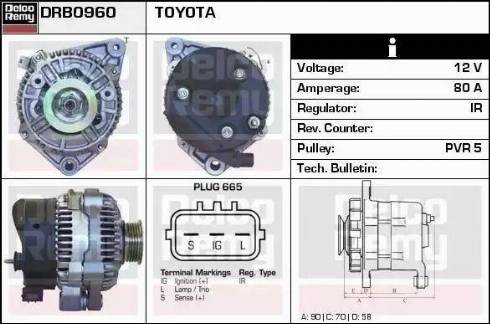 Remy DRB0960 - Alternatore autozon.pro