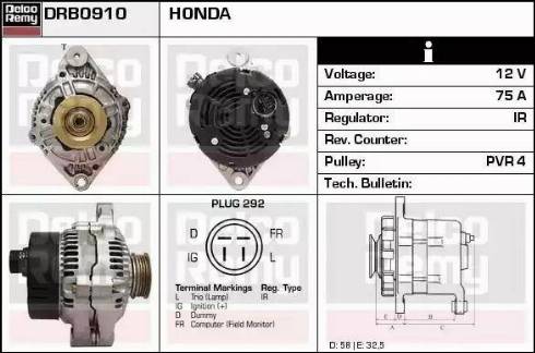 Remy DRB0910 - Alternatore autozon.pro