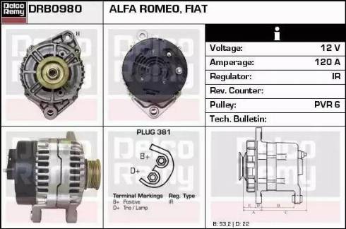 Remy DRB0980 - Alternatore autozon.pro