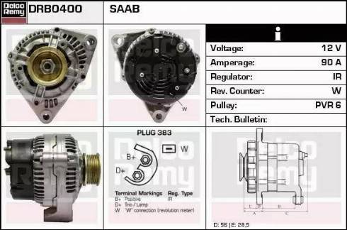 Remy DRB0400 - Alternatore autozon.pro