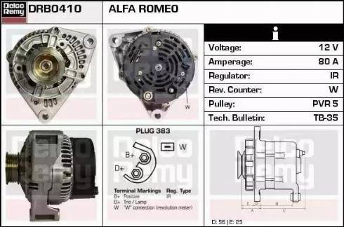 Remy DRB0410 - Alternatore autozon.pro