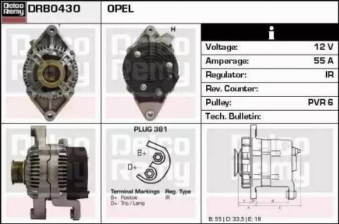 Remy DRB0430 - Alternatore autozon.pro