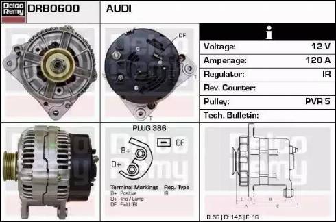 Remy DRB0600 - Alternatore autozon.pro