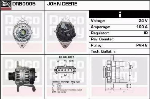 Remy DRB0005 - Alternatore autozon.pro