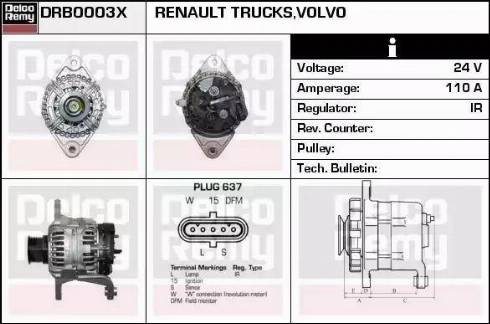 Remy DRB0003X - Alternatore autozon.pro