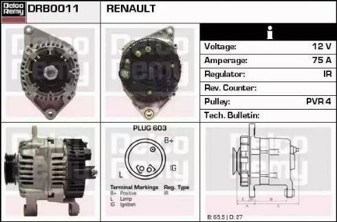 Remy DRB0011 - Alternatore autozon.pro