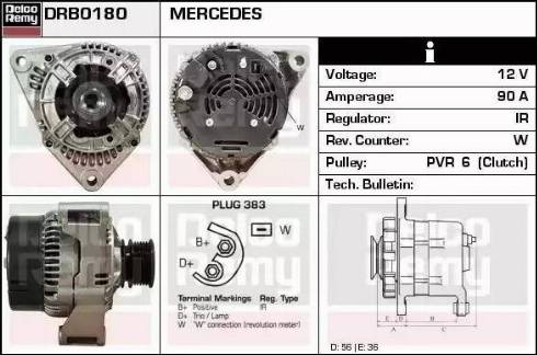 Remy DRB0180 - Alternatore autozon.pro