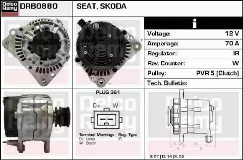 Remy DRB0880 - Alternatore autozon.pro